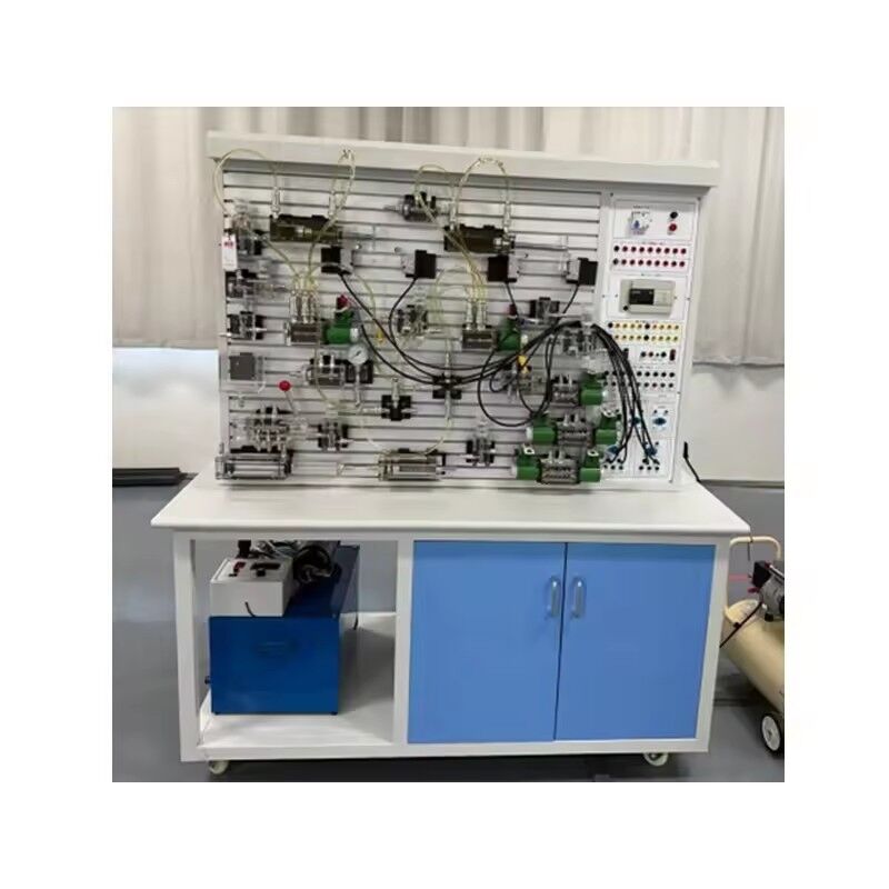 PLC Controlled Pneumatic Trainer Workbench Educational Equipment Mechatronics Hydraulic Trainer