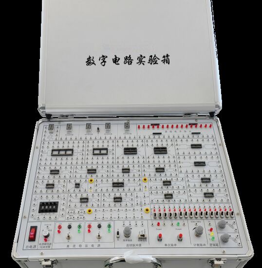Modular Structure Digital Circuit Experiment Kit with High-strength Aluminum Alloy Protective Box for TVET University Educational laboratory Training kit