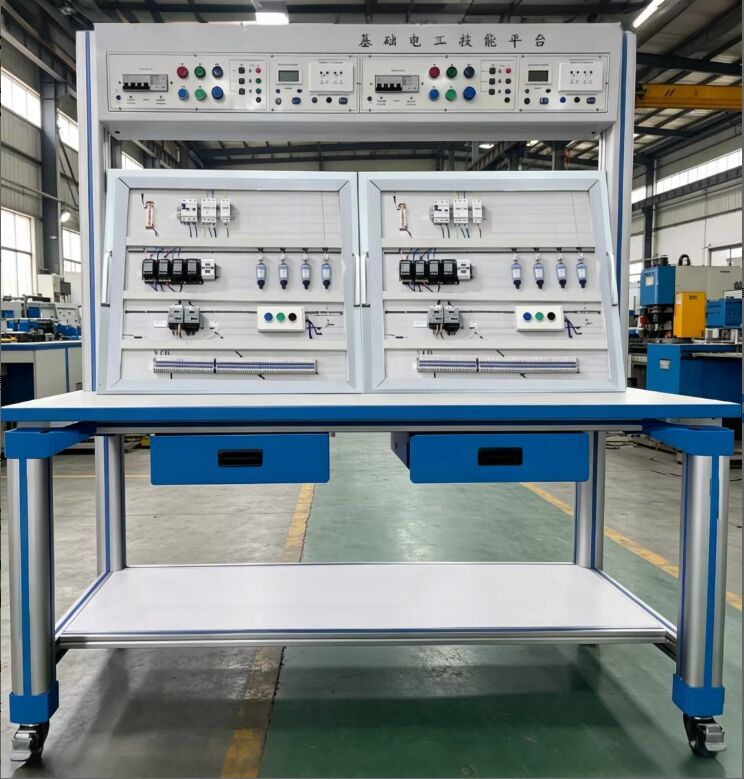 Electric Drive Training Equipment with Dual Leakage Protection and Modular Design for Motor Control Wiring and Electrical Safety Training