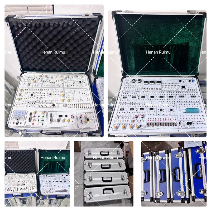 Portable Electronics Circuit Principle Experiment Box with Aluminum-Wood Alloy Housing and Flexible Experimental Circuit Configuration