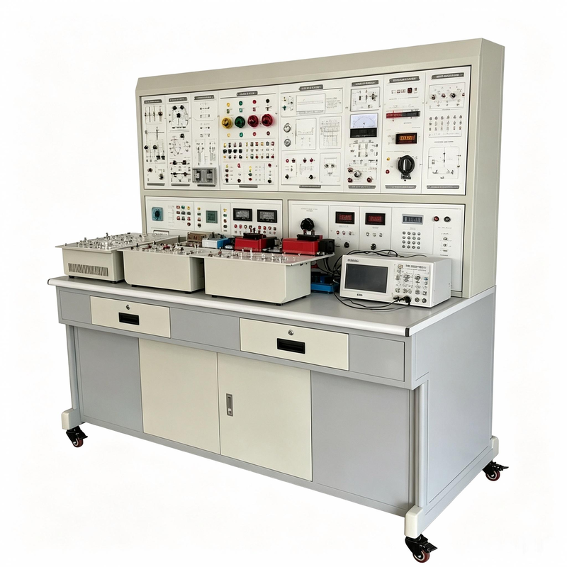Modular Electronic Circuit Training Workbench with High-Accuracy Power Measurement and Robust Safety Protection for Electrical Engineering Training