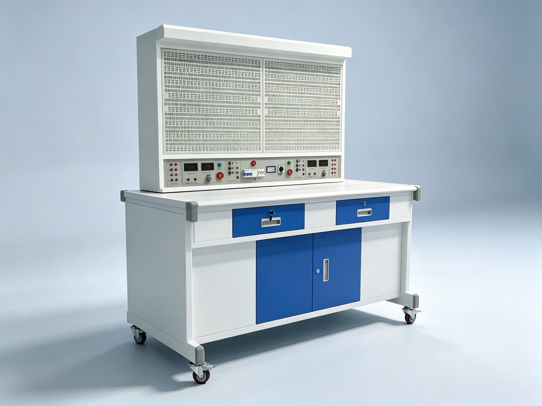 Modular Design Electrical Training Workbench with Three-Phase Four-Wire Power Supply and Leakage Protection for Vocational Training