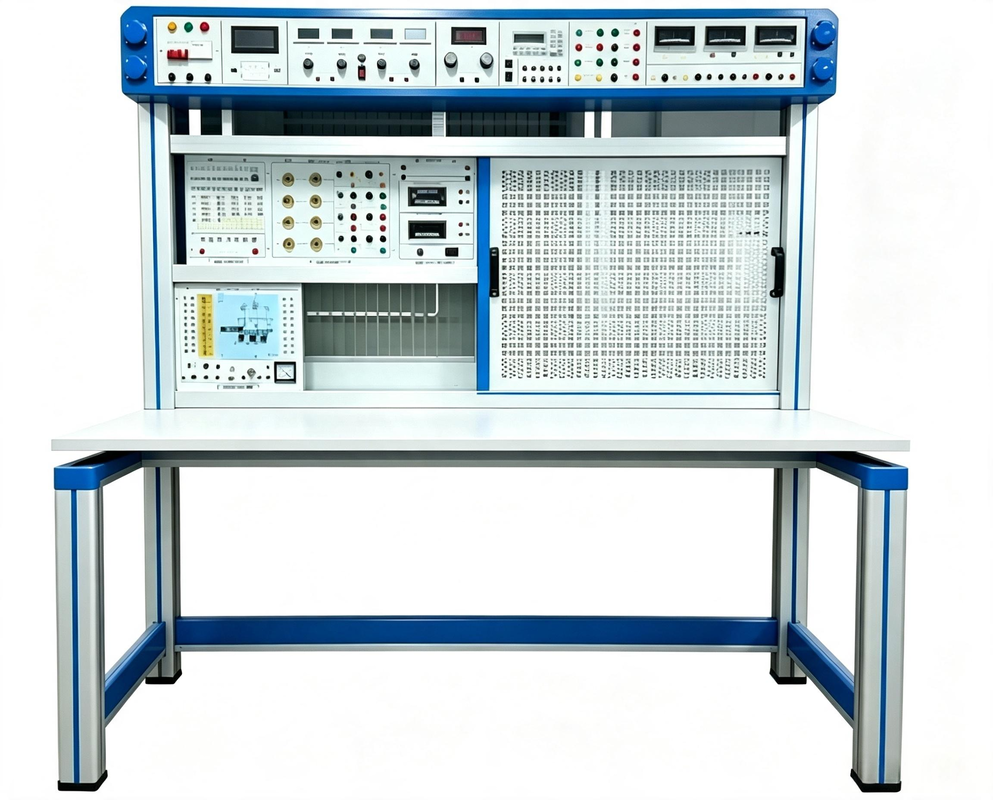 Comprehensive Advanced Maintenance Electrician Skills Training & Assessment Bench Didactic Workstation For Vocational Electrical Lab Skill Evaluation