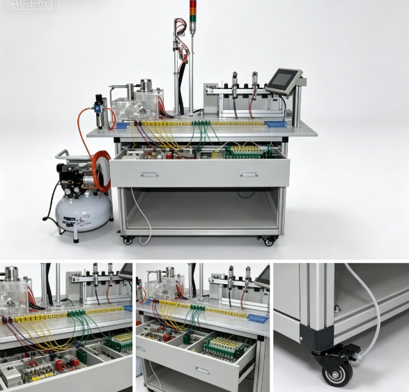 Comprehensive Mechatronics Integrated Control Training Bench Didactic Workstation For Vocational Mechatronics Lab Practical Teaching