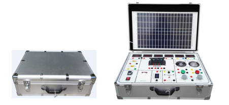 20W Solar Cell Module Training Equipment with 12V/7Ah Battery and 300VA Sine Wave Inverter for Photovoltaic Training System