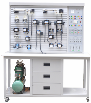 Advanced Pneumatic and PLC Training Device for Vocational Education and Industrial Skills Training