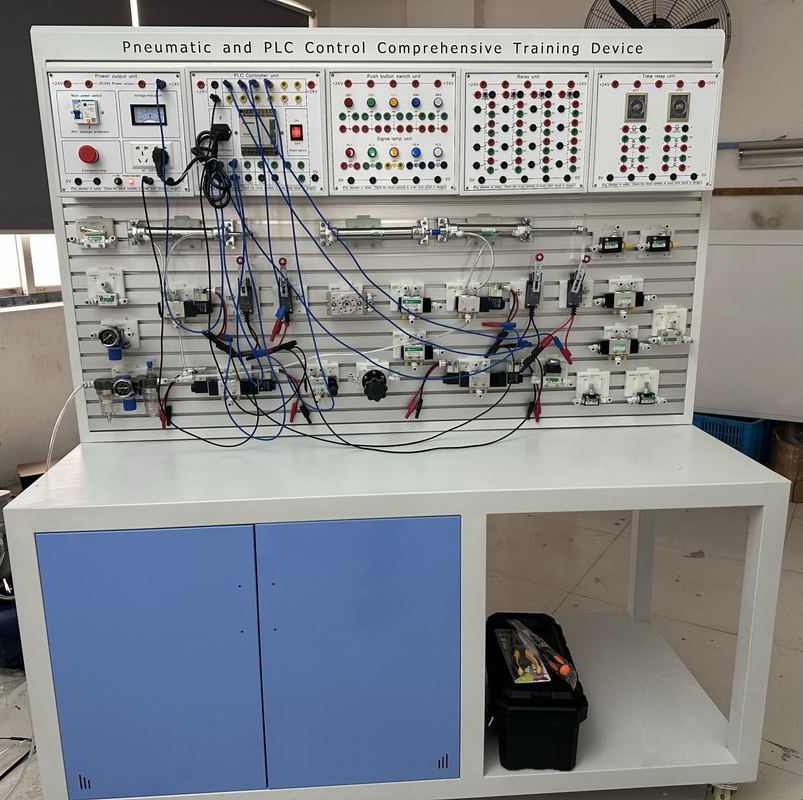 Modular Double‑Sided Pneumatic Training Bench Comprehensive Didactic Equipment For Vocational School Automation Lab Teaching
