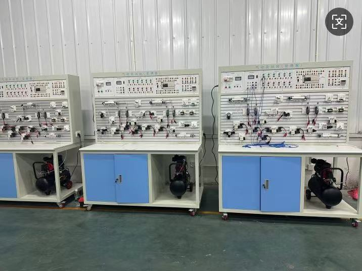 Comprehensive Modular Pneumatic & PLC Integrated Training Bench Industrial Automation Didactic Equipment For Vocational College Lab Teaching