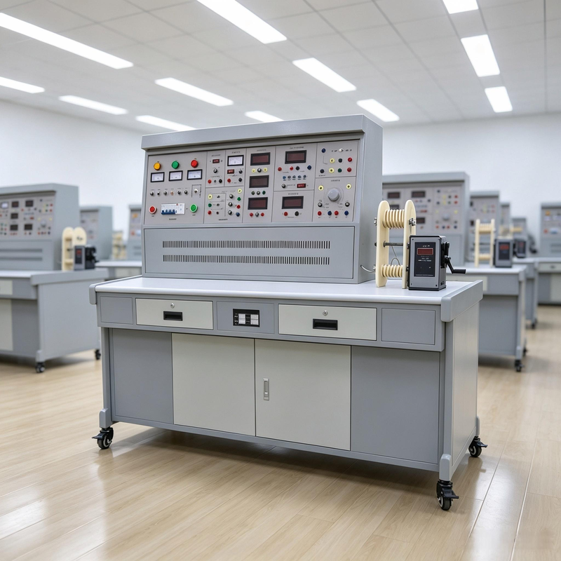 Motor Assembly Skill Training Device | Modular Motor Disassembly & Assembly Teaching Bench for Vocational Mechatronics Training Labs