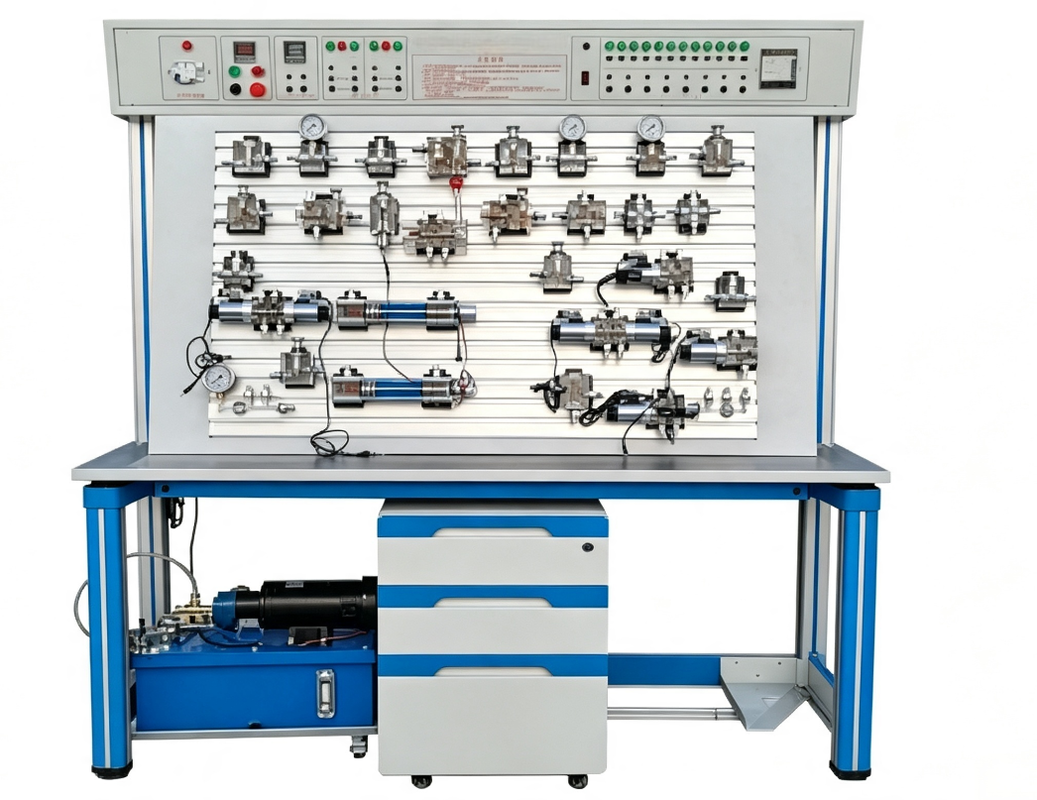 High Performance Transparent Hydraulic Drive PLC Training Teaching System