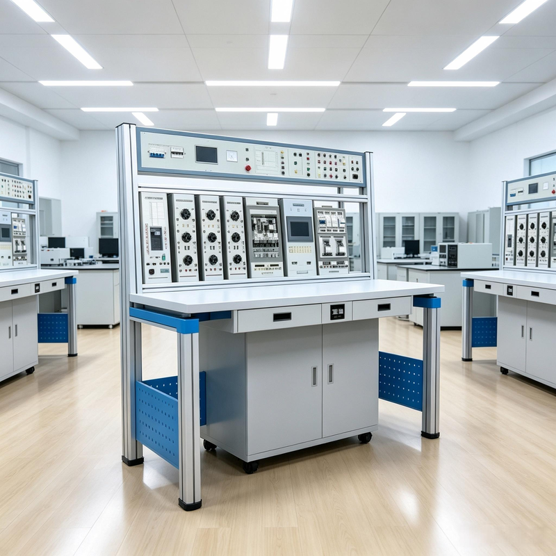 High-performance advanced maintenance electrician skills training and assessment device