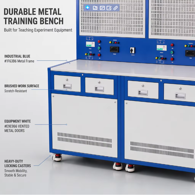 Low-voltage meter installation and connection training platform